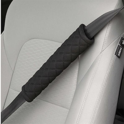 Swiss Drive Set of 2pcs Car Seat Belt Pads Black