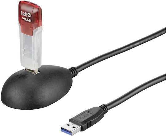 AVM Fritz!WLAN Stick AC 860 Αντάπτορας Δικτύου USB με Ασύρματη Σύνδεση Wi-Fi 866Mbps