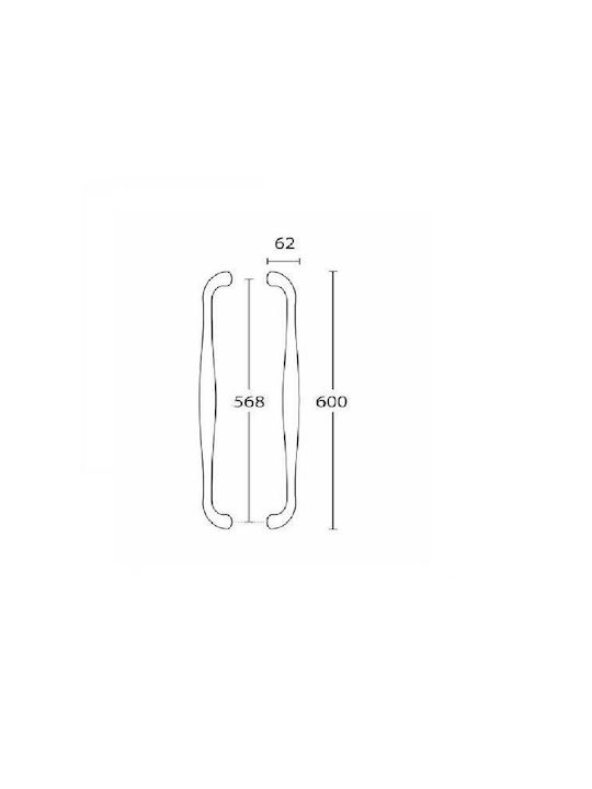 Convex Grip Ușa din față 1141 CO-1141P-400S19S19-600 Negru