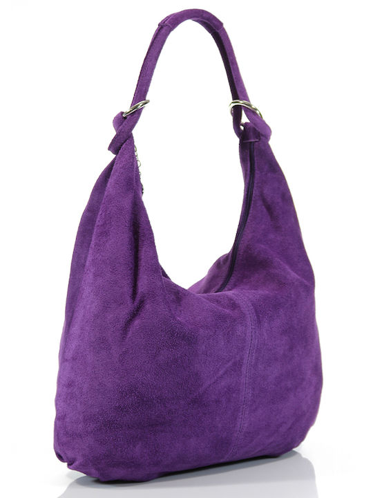 Passaggio Leather Women's Leather Shoulder Bag Purple