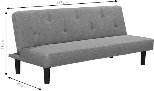 Breathe Two-Seater Couch Bed Anthracite 167x77x73 cm