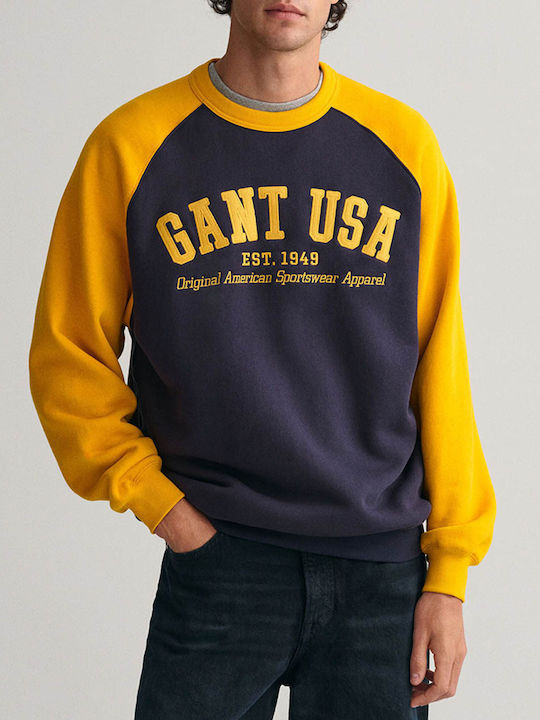 Gant Herren Sweatshirt Gelb