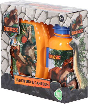 Dinorassic food container and canteen set 500ml