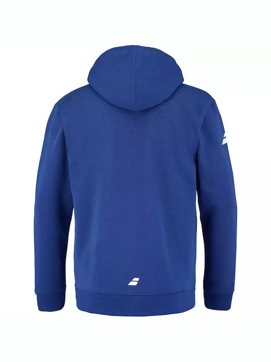 Babolat Herren Sweatshirt mit Kapuze Blau