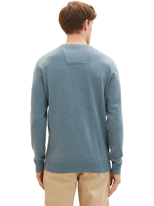 Tom Tailor Men's Long Sleeve Sweater Light Blue