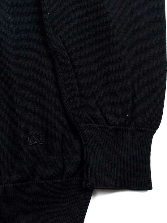 40 Langarm-Pullover Schwarz