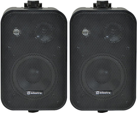 Adastra B30V-B Passive Wall-Mount Installation Speakers 30W Pair 13.6x15.5x24cm Black