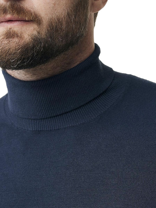 Long Sleeve Sweater Navy Blue