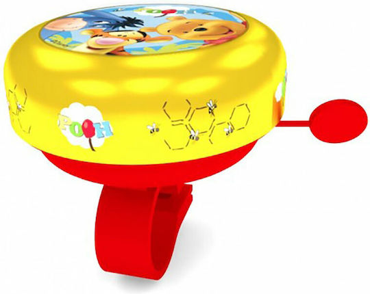 Seven WINNIE POOH Children's Bicycle Bell Yellow