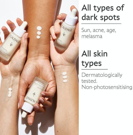 Caudalie Vinoperfect Radiance Korrektur des Teints Feuchtigkeitsspendend Serum Gesicht für Strahlkraft & Flecken 50ml