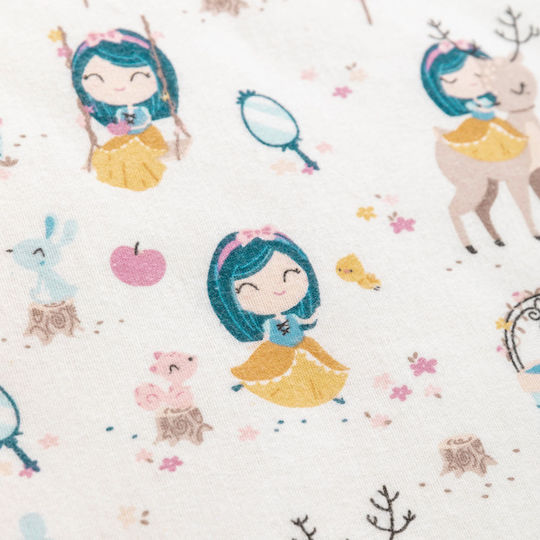 Borea Princess Baby Sheets Set Crib Flannel Multicolored 120x160cm 3pcs