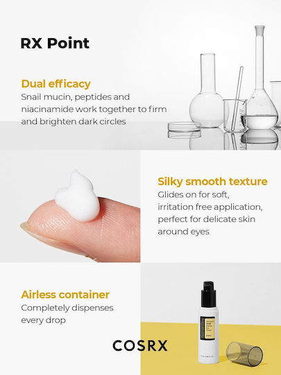 Cosrx Advanced Snail Peptide Augenbefeuchter für Aufhellung & Anti-Aging 25ml