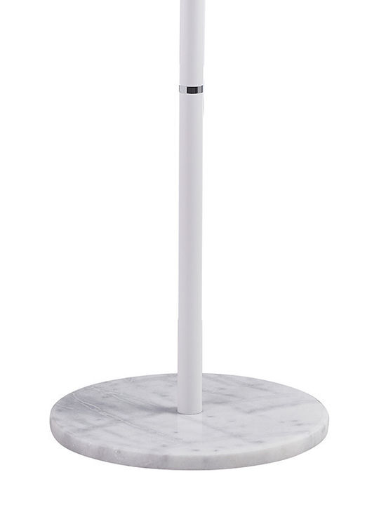 Pakketo Metallic Coat Rack White Marietta 37x37x177cm