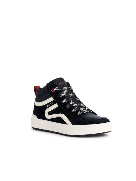 Geox Παιδικά Sneakers High Μαύρα