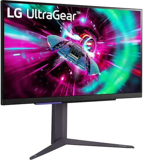 LG UltraGear 27GR93U-B IPS HDR Gaming Monitor 27" 4K 3840x2160 144Hz με Χρόνο Απόκρισης 1ms GTG