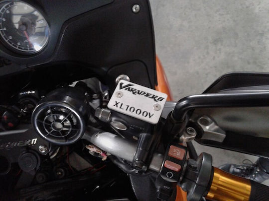 Moto Discovery Protecție rezervor frână motocicletă Honda Varadero Argintiu