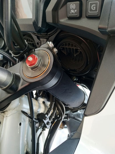 Moto Discovery Протектори за предно окачване на мотоциклет Honda Африканска двойка CRF1000L Черен