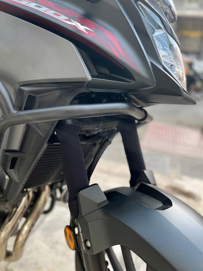 Moto Discovery Motorcycle Front Suspension Protectors Honda CB 500X Black