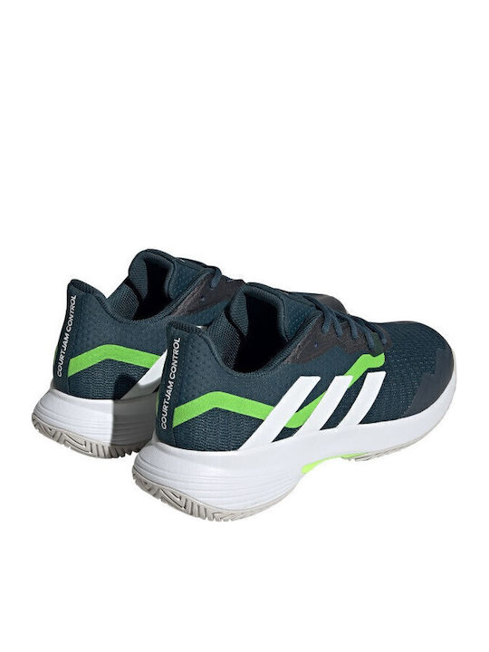 adidas Courtjam Control Bărbați Pantofi Tenis Toate instanțele Albastru