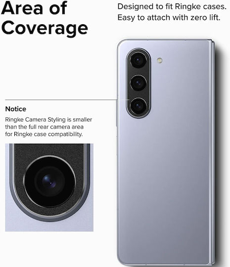 Ringke Styling Camera Protection Metal Frame Black for the Galaxy Z Fold5