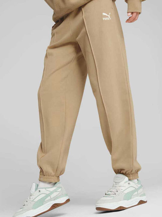 PUMA Classics Παντελόνι Φόρμας Εκρού