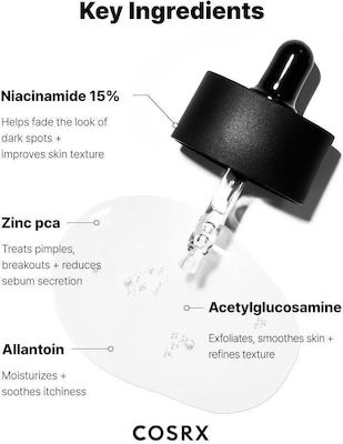 Cosrx The Niacinamide 15 Serum Προσώπου για Ακμή 20ml