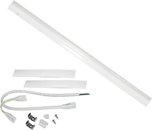 Adeleq Under-Cabinet LED Light 10W Natural White with Switch L60xD3.4xH3.4cm