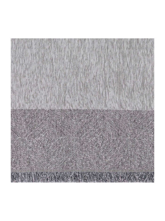 Borea Square Ριχτάρι Τετραθέσιου Καναπέ Chenille 180x350εκ. Γκρι