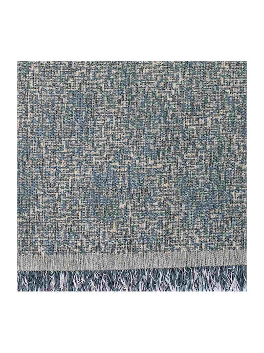 Borea Tile Three-Seater Sofa Throw Chenille 180x300cm Purple