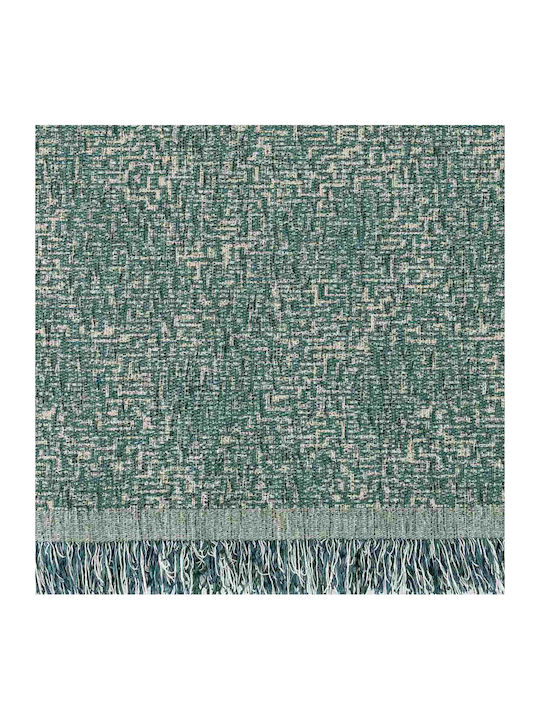 Borea Tile Three-Seater Sofa Throw Chenille 180x300cm Purple