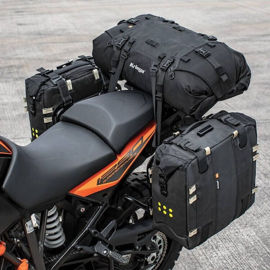 Kriega Drypack Σάκος Ουράς Μοτοσυκλέτας 40lt σε Μαύρο Χρώμα