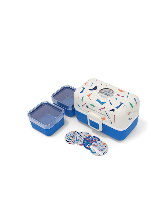 Monbento Lunchbox Kunststoff Blue Terrazzo 800ml 1Stück