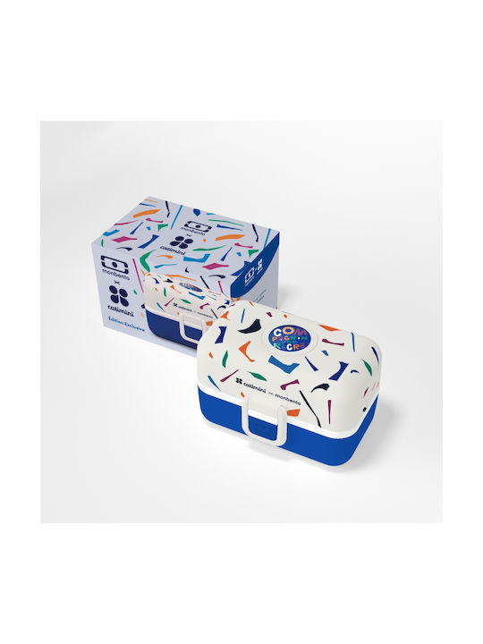 Monbento Lunchbox Kunststoff Blue Terrazzo 800ml 1Stück