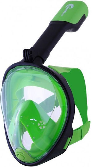 Scuba Force Silicone Full Face Diving Mask Green