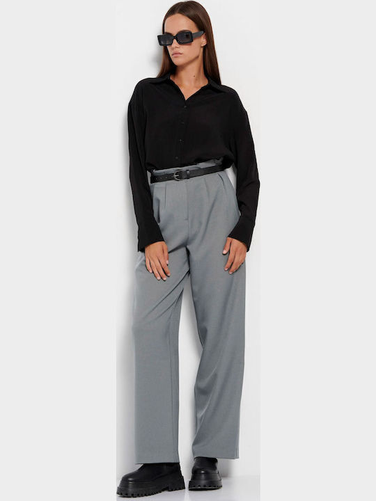 Women's Monochrome Long Sleeve Shirt Black