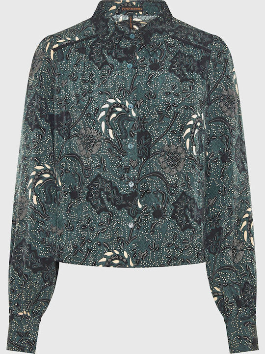 Langärmelig Damen Hemd Pepper Green