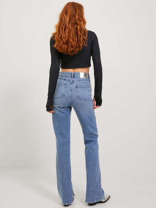 Women's Crop Top Long Sleeve Black