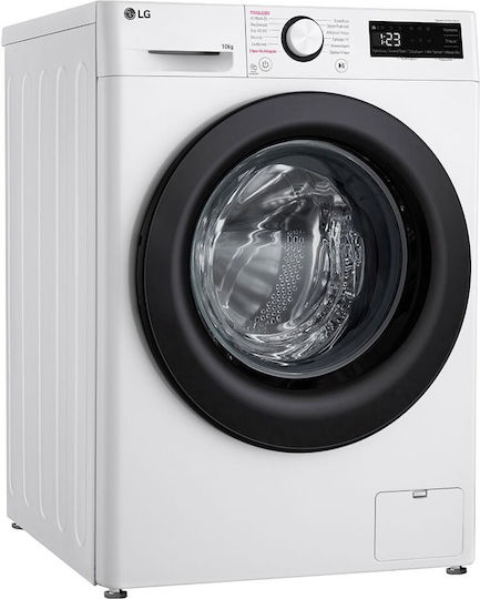 LG Mașină de Spălat Rufe 10kg cu Tehnologie cu Abur 1400 Rotiri AI DD F4R3010NSWB