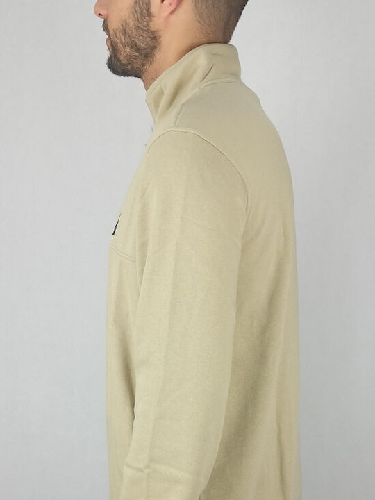 Nautica Herren Sweatshirt mit Taschen Beige