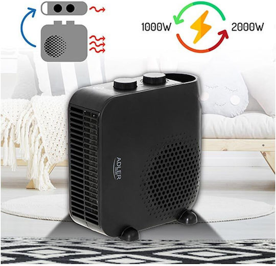 Adler Fan Heater Room Floor 2000W