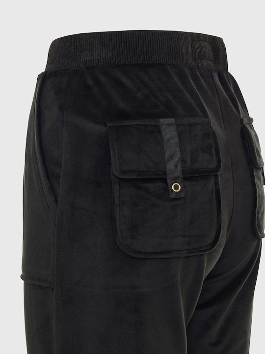 Sweatpants Velvet Black