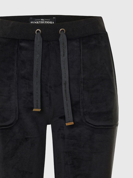 Sweatpants Velvet Black