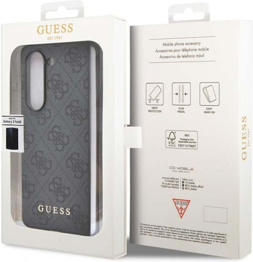 Guess Umschlag Rückseite Kunststoff / Stoff Gray (Galaxy Z Fold5)