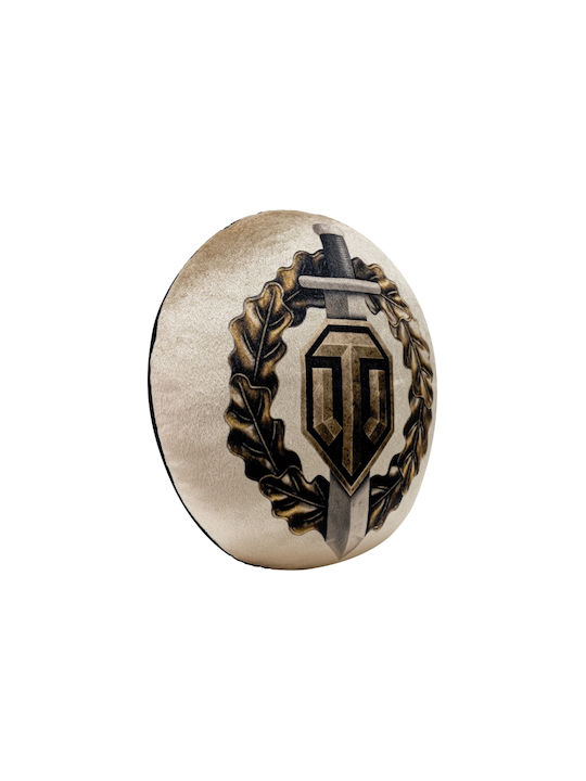WP Merchandise Στρογγυλό Παιδικό Διακοσμητικό Μαξιλάρι Πολύχρωμο Φ31εκ.