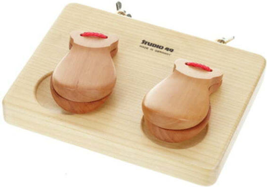 Studio 49 KBr Castanets on Wooden Frame