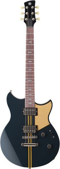 Yamaha Revstar RSP20X Elektrische Gitarre SG mit HH Tonabnehmerkonfiguration Rusty Brass Charcoal mit Tasche