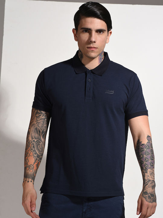 Splendid Men's Short Sleeve Blouse Polo Red