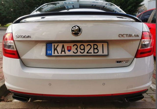 Kofferraumspoiler aus Kunststoff Skoda Octavia