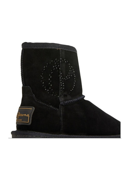 Kids Black Ankle Boots