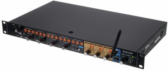 Tascam MZ-123 BT Integriert Kommerzieller Verstärker 5 Kanäle mit 3 Zonen und Bluetooth-Anschluss in Schwarz Farbe